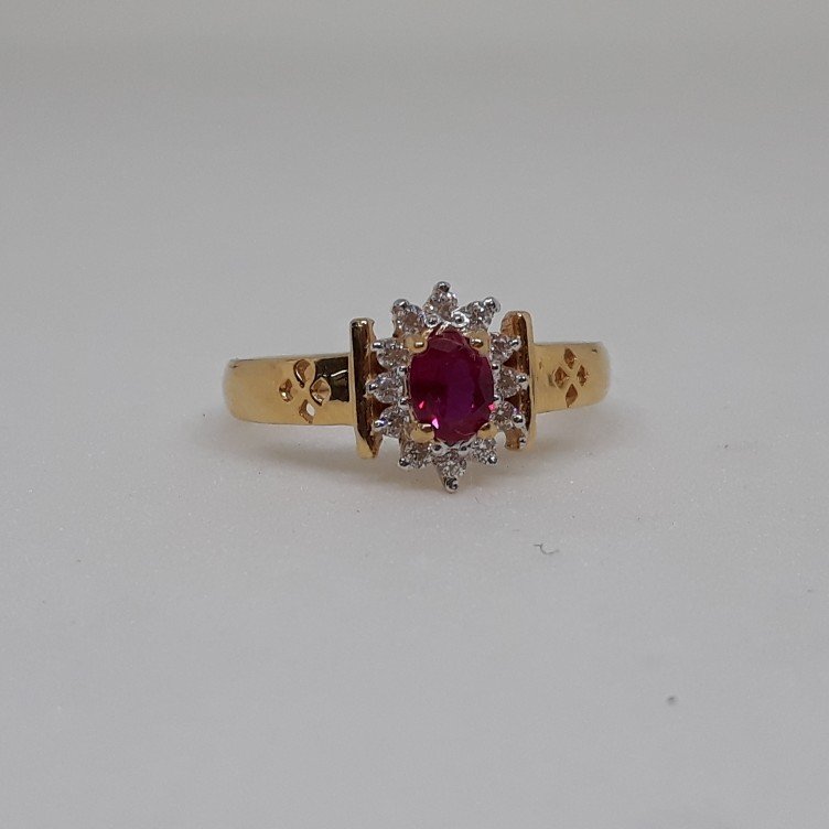 22ct Fancy Pink Diamond Ring VT/921/7