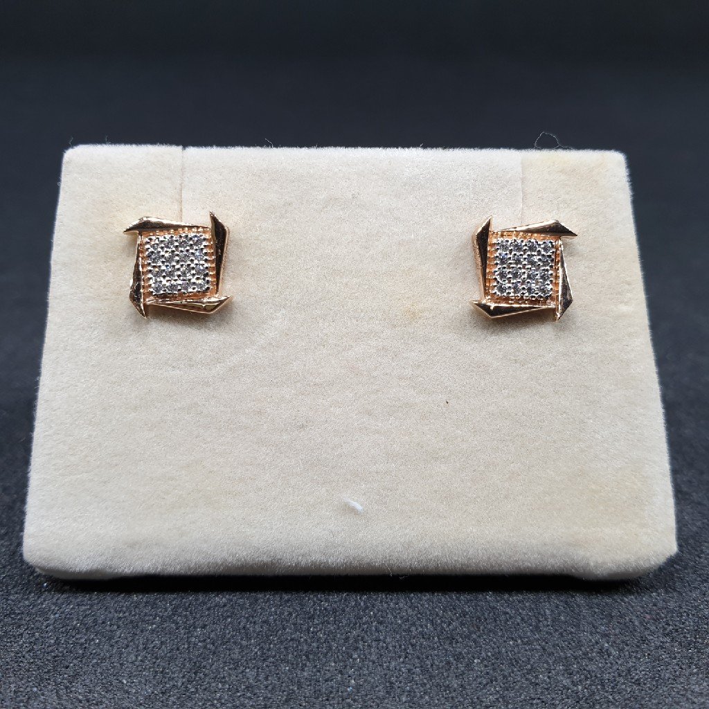 18k Rose Gold Earring